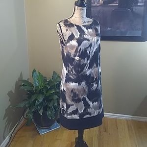 Neutral animal print sundress